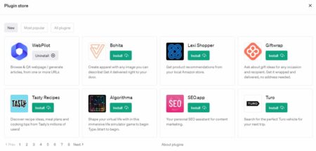 Los nuevos plugins de ChatGPT, lista completa e instalación