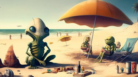 playa en Marte