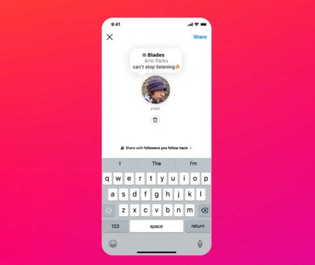 Instagram Notes Music