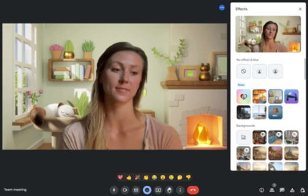Google Meet tiene una forma más fácil de acceder a los filtros de vídeo