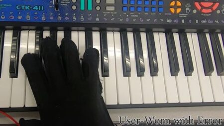 guante robot piano