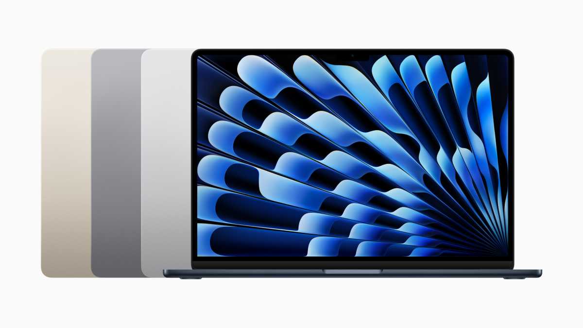 Nuevo MacBook Air 15,3″, con chip M2, cuatro colores disponibles, y más
