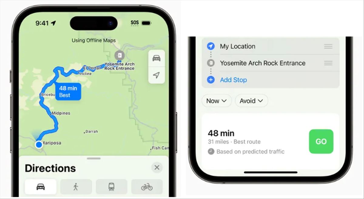 Apple Maps presenta la función de mapas offline