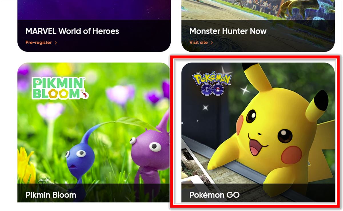 pokemon Go junto a otros juegos de niantic