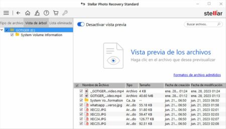 recuperar archivos borrados