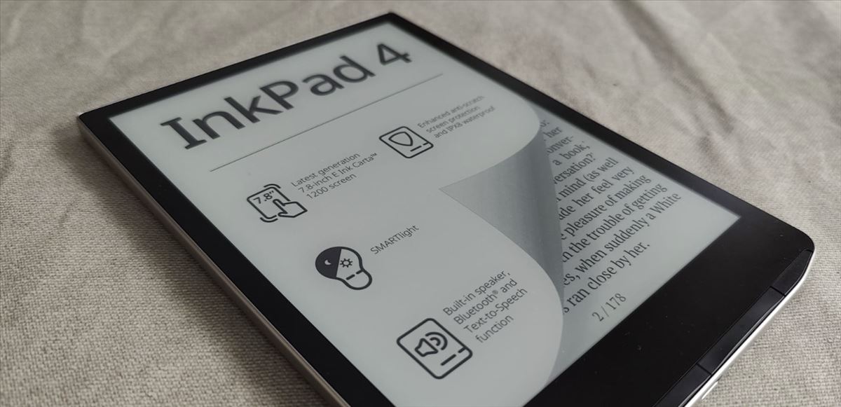 PocketBook InkPad 4, así es la nueva versión del lector de libros más  vendido de la marca