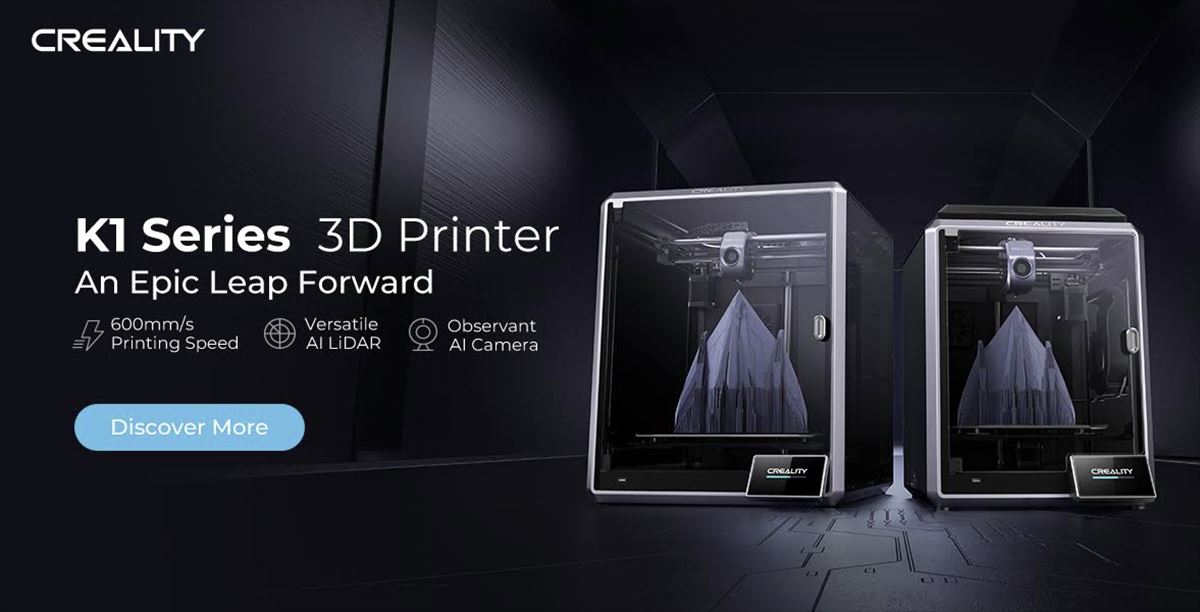 Las impresoras 3D de alta velocidad (600 mm/s) de la serie insignia Creality 3D K1 están a la venta