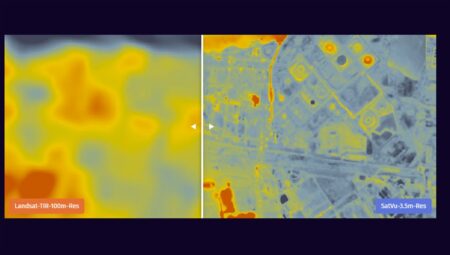temperatura desde el espacio