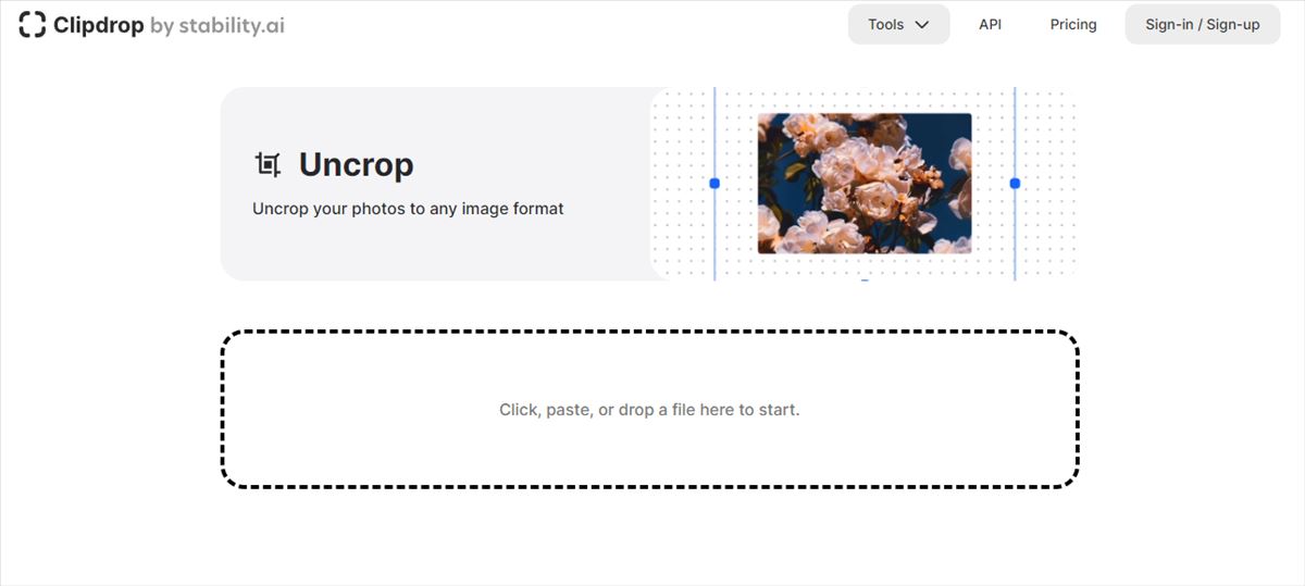 Uncrop, una herramienta web para ampliar el contenido de una imagen con IA