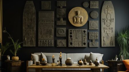 antigüedades en el salón