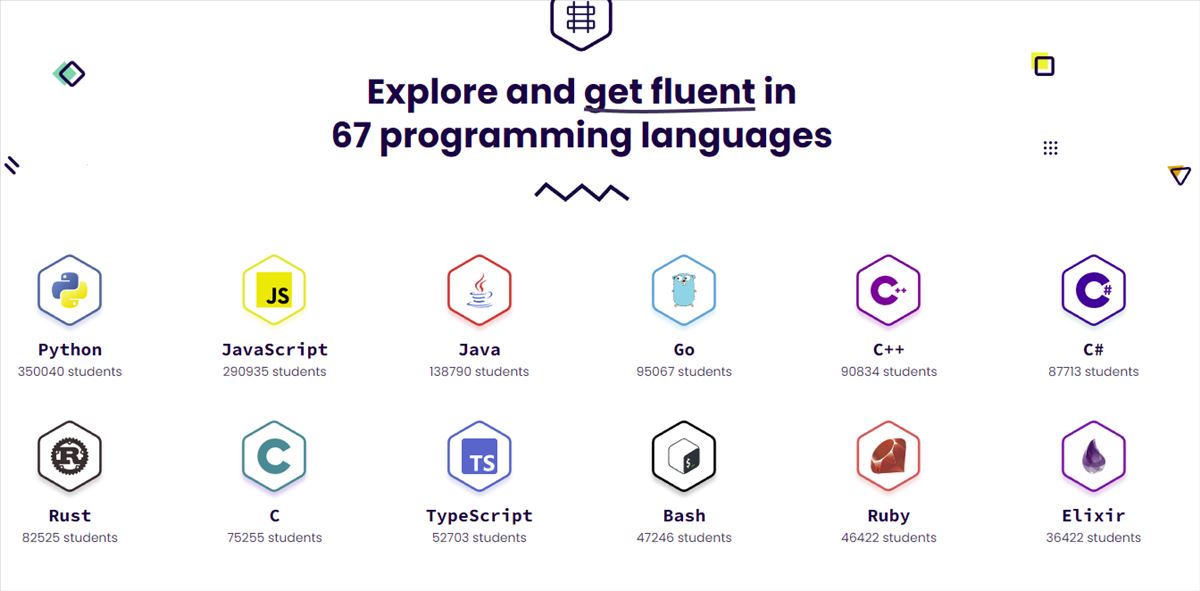 Aprende a programar en 67 lenguajes con Exercism