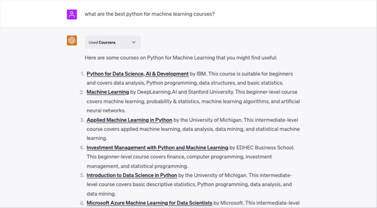 Impulso de la IA generativa en Coursera: Un nuevo plugin y cursos innovadores