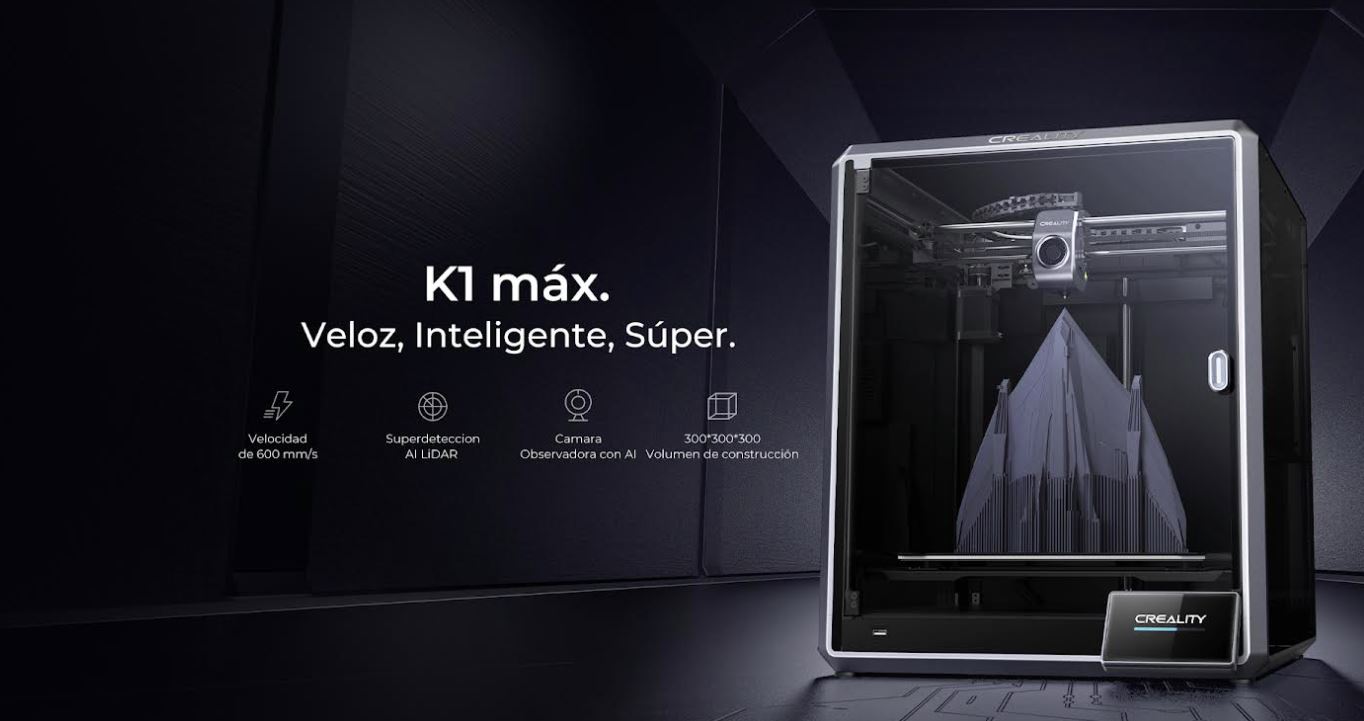 Creality 3D K1 Max lanzada con múltiples descuentos
