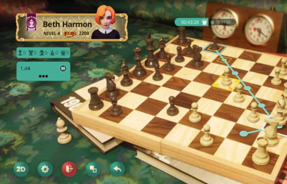 Netflix trae el ajedrez de Gambito de dama con su último juego