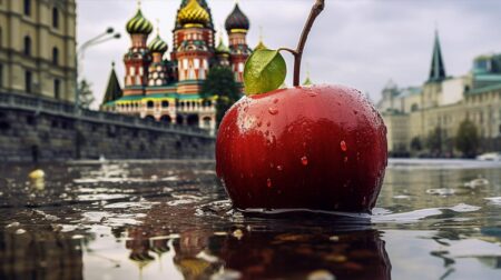 manzana en rusia