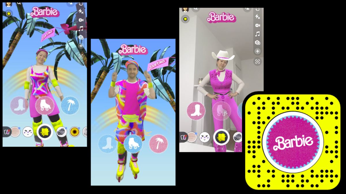 Snapchat y Barbie: Uniendo fuerzas en la Realidad Aumentada
