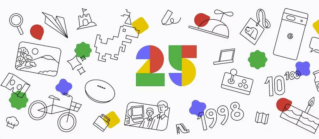 Google celebra su 25 aniversario