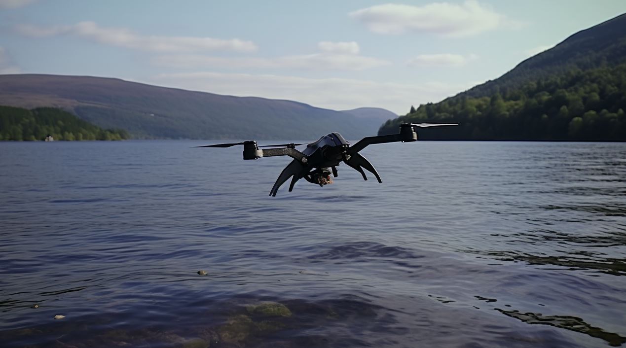 Búsqueda del Monstruo del Lago Ness con drones