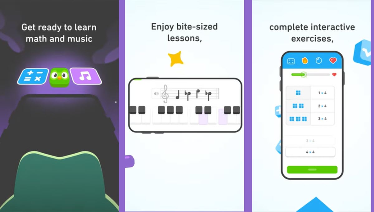 Duolingo te ayudará a aprender música y matemáticas con sus nuevas lecciones