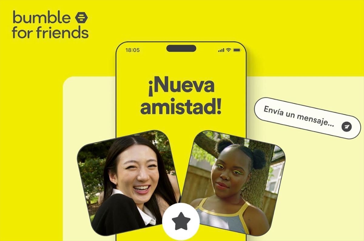 Bumble For Friends: La aplicación para encontrar amigos