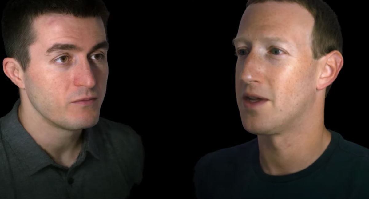 El Metaverso se vuelve tangible: Lex Fridman entrevista a Mark Zuckerberg en un entorno fotorrealista