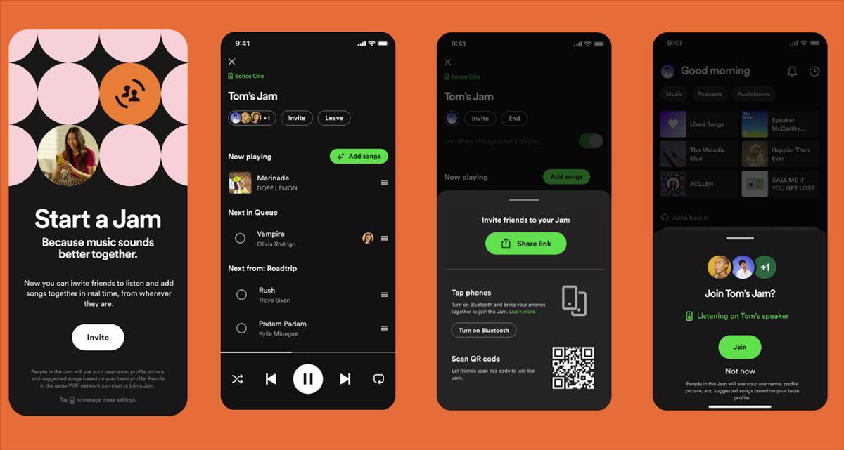 Spotify lanza Jam: para escuchar en grupo en tiempo real