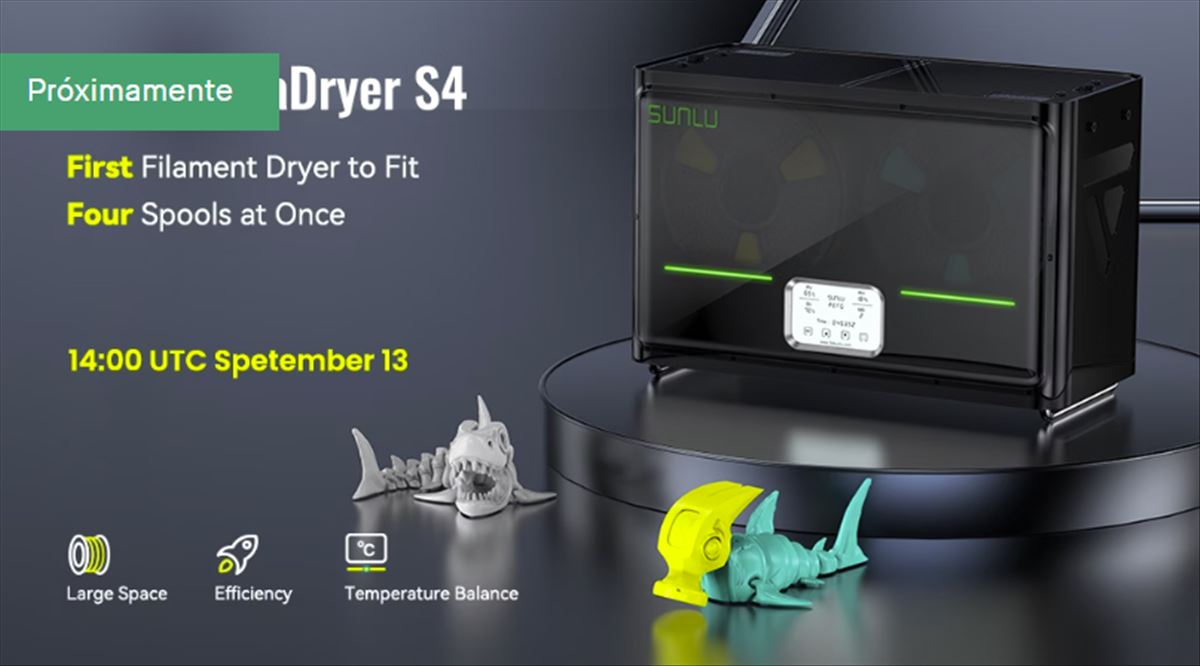 Secadores de filamento para impresión 3D, lo nuevo de SUNLU
