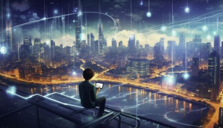 contemplando la ciudad