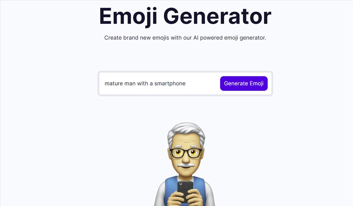Creación de emojis con IA, di lo que quieres y te genera uno gratis