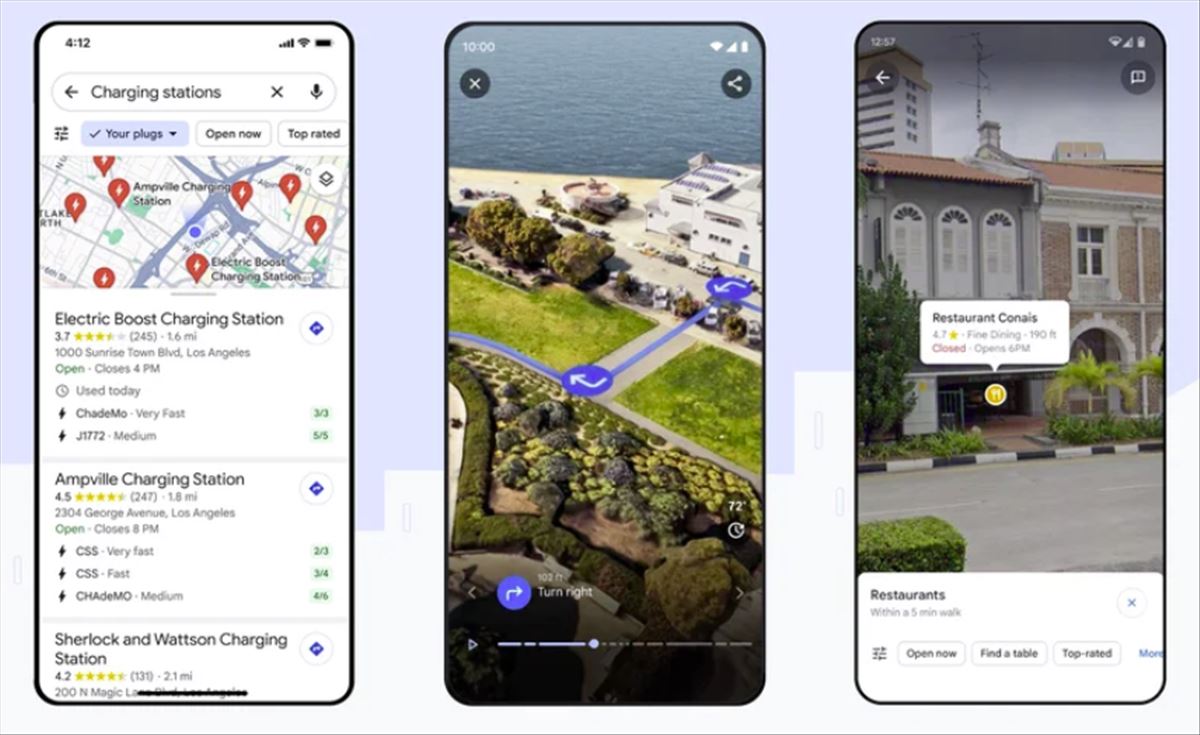 Nuevo Google Maps, con Inteligencia Artificial para una experiencia de navegación más completa