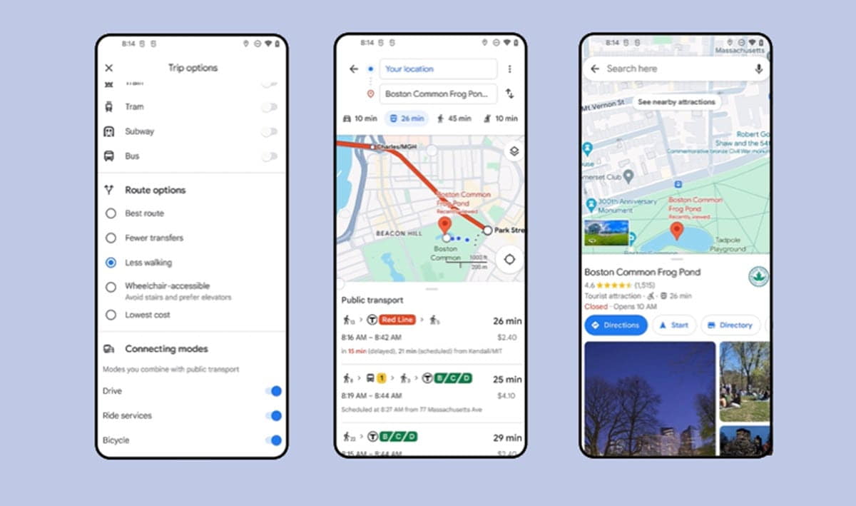 Google Maps tiene nuevas funciones que facilitan organizar un viaje con amigos