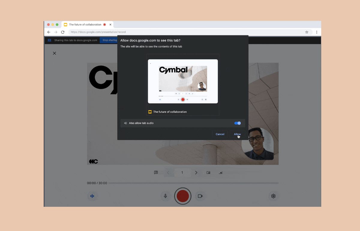 Google Slides te permite grabar y compartir tus presentaciones con su nueva función