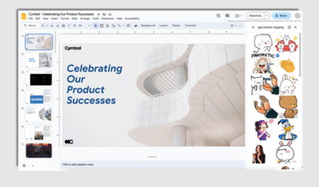 Google ya permite agregar gifs y stickers en las presentaciones