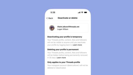 Threads ya deja eliminar el perfil sin afectar tu cuenta de Instagram