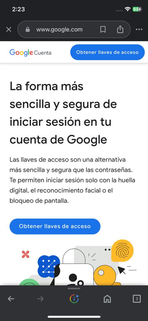 Cómo reemplazar la contraseña de Gmail por una clave de acceso