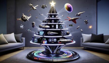 arbol de navidad tecnologico