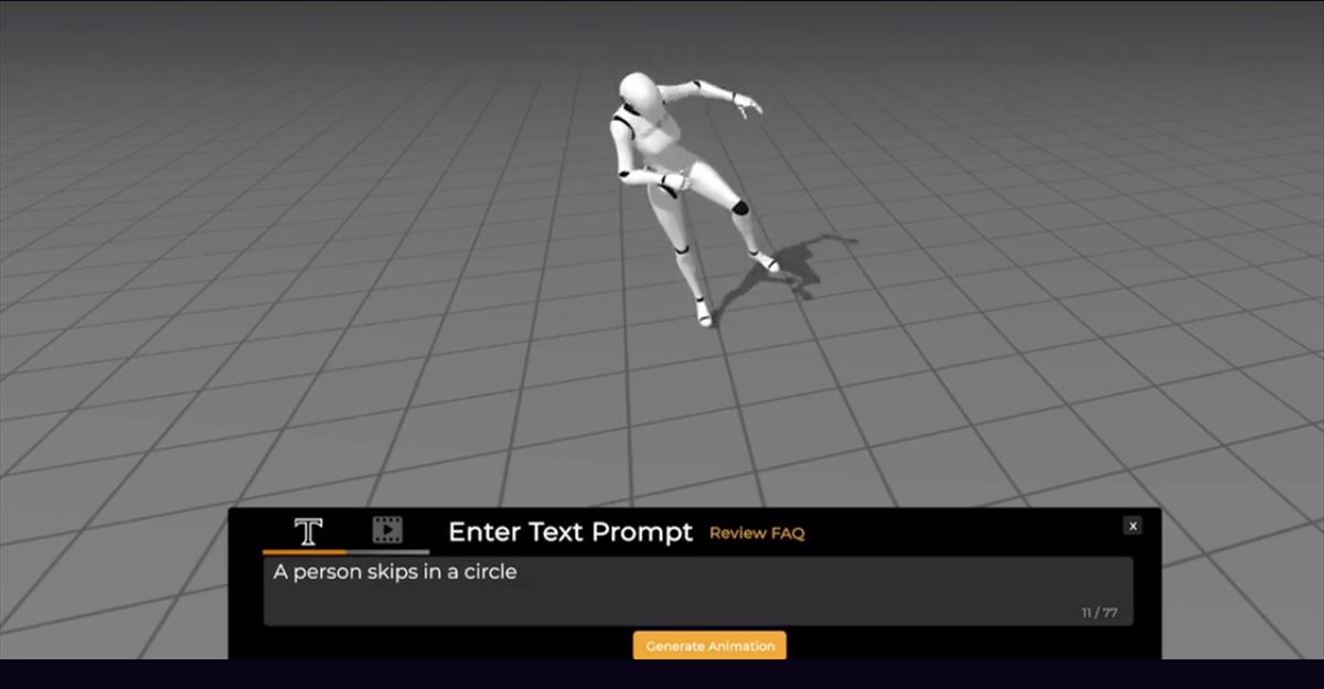 MotionGPT, nueva opción para crear animaciones 3D a partir de texto