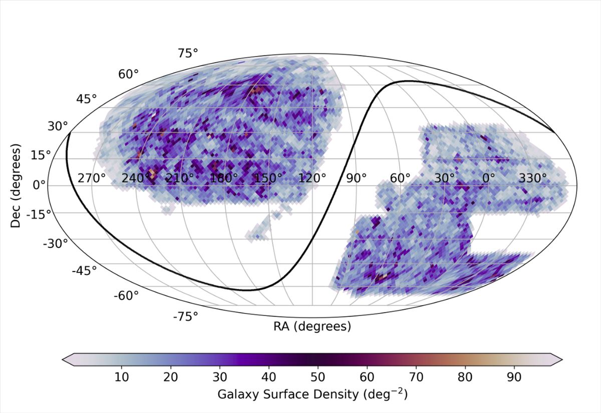 Un Atlas Galáctico visual con 383620 galaxias