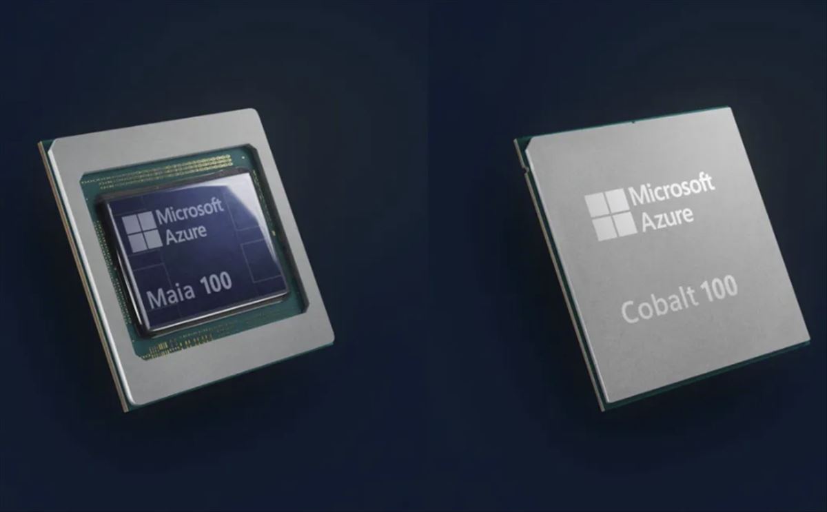 Microsoft presenta dos nuevos chips personalizados para la IA