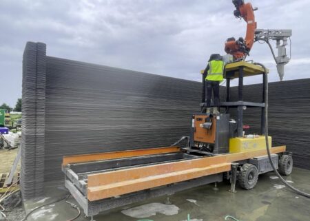 Así se construye una casa real con impresoras 3D y brazos robóticos