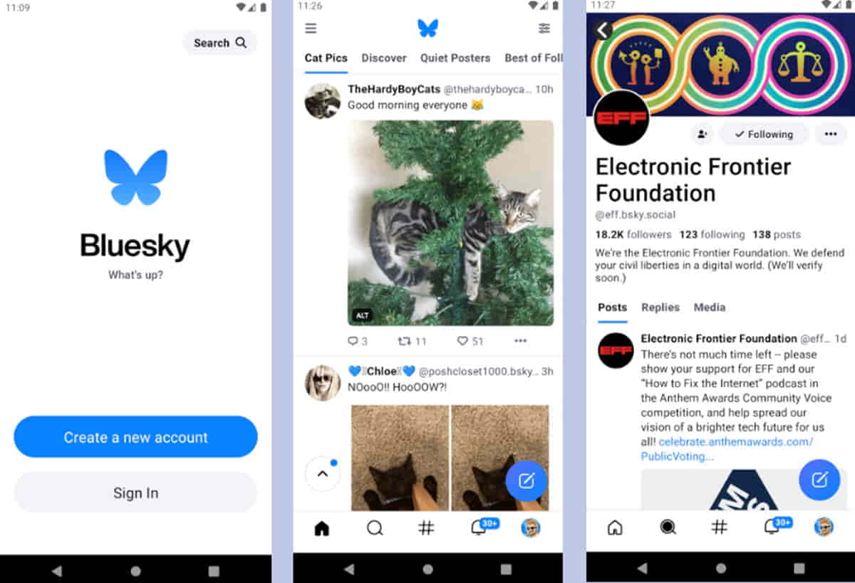 Bluesky permite ocultar publicaciones y ver los vídeos de los enlaces sin salir de la app