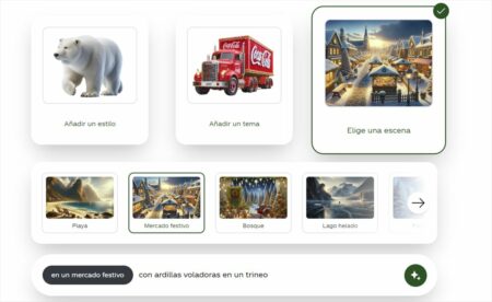 crear postal navidad