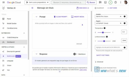 google cloud con Gemini