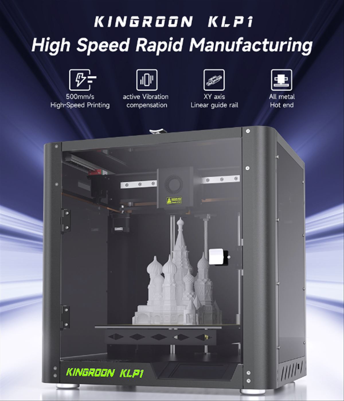 Kingroon KLP1, una impresora 3D rápida, precisa y con grandes novedades