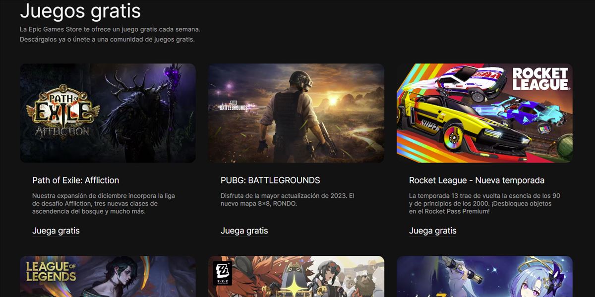 Epic Games Store permite descargar dos nuevos juegos gratis por