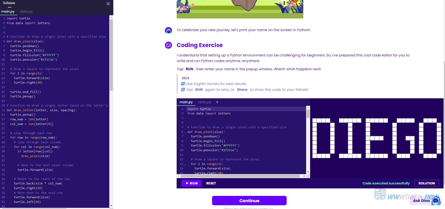 Plataforma de enseñanza para aprender Python con Codebay