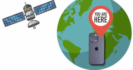 iphone conectado a satélite