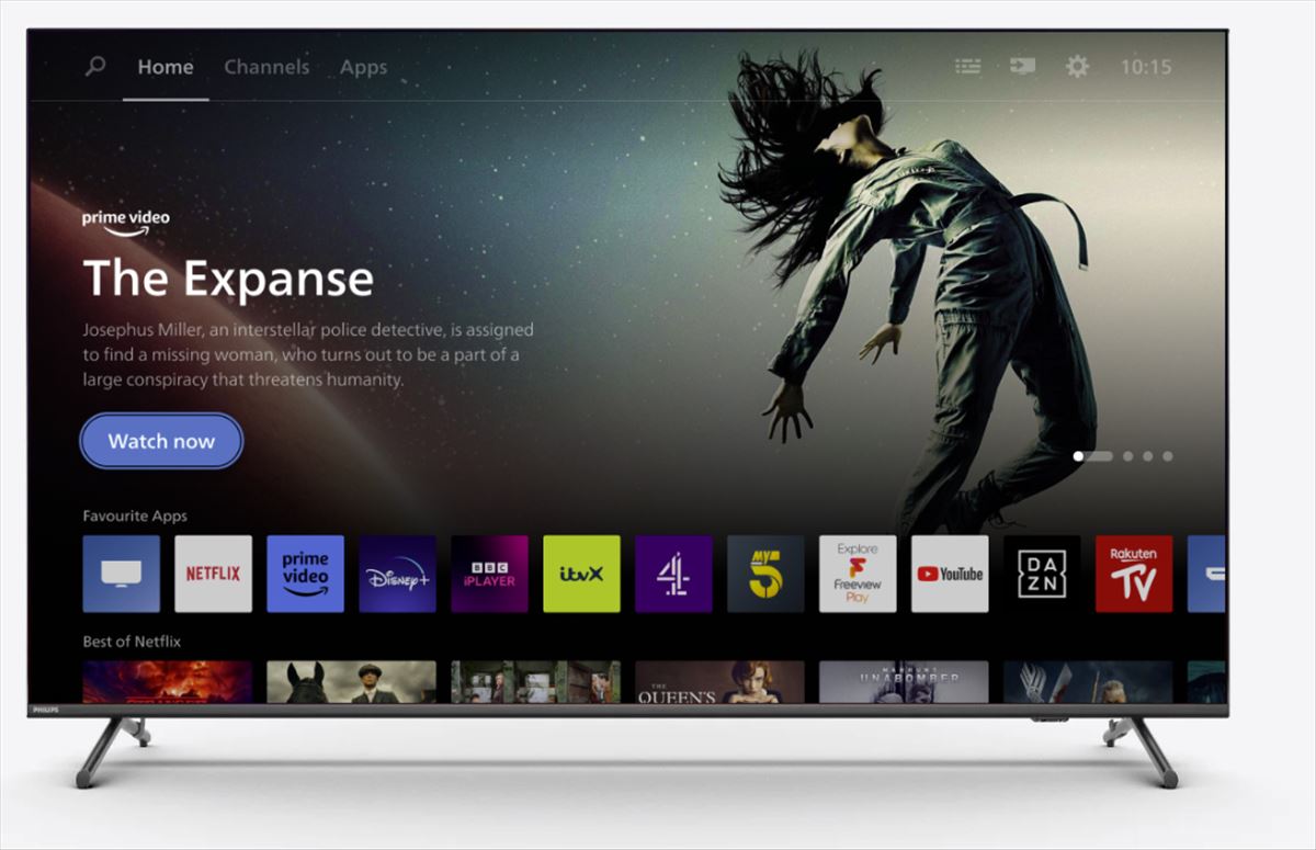Aspecto de Titan OS, el nuevo SO para Smart TV