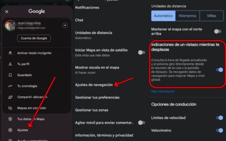 Paso a paso para activar la navegación con pantalla bloqueada