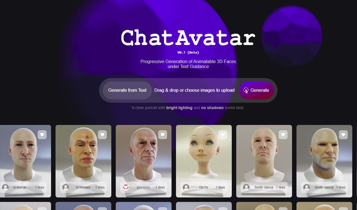 ChatAvatar, impresionante opción para crear personajes virtuales